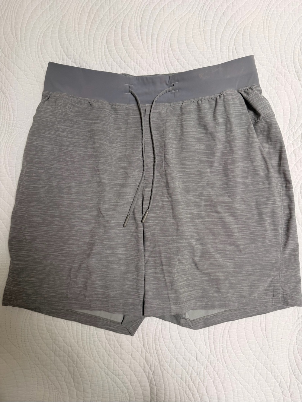 Men's lululemon Grey Athletic Drawstring Shorts